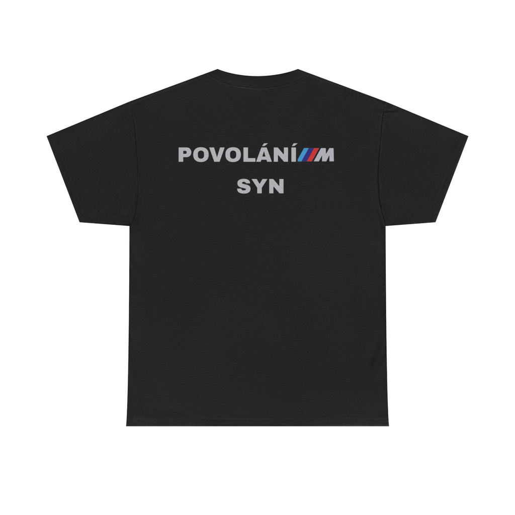 Povolání Syn Graphic Tee — Czech 'Povolání syn' Back Print T‑Shirt