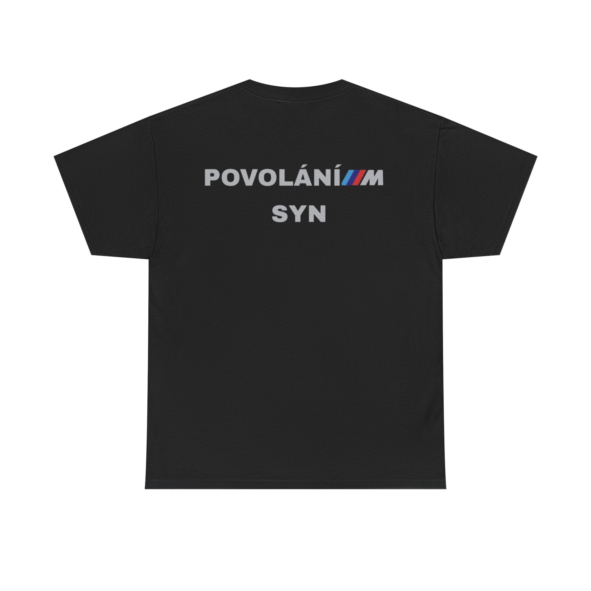 Povolání Syn Graphic Tee — Czech 'Povolání syn' Back Print T‑Shirt