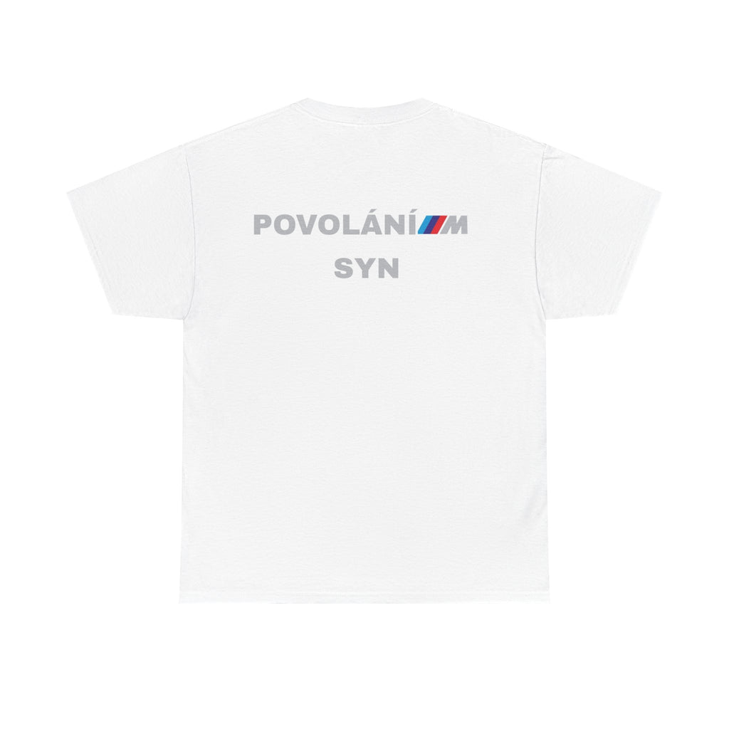 Povolání Syn Graphic Tee — Czech 'Povolání syn' Back Print T‑Shirt